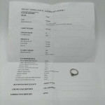 Tiffany and Co Engagement Ring Solitaire Diamond 0.22ct Patinum