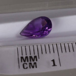 African Amethyst, faceted loose gemstone