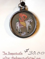 Ganesh & Shiva Pendants in Silver Setting