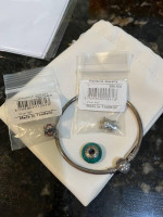 Pandora Bracelet & 3 Charms New