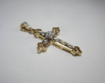 Diamond Cross Pendant 14k Gold