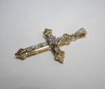 Diamond Cross Pendant 14k Gold