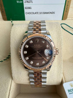 Rolex Datejust 31 31mm 18k rose gold gold and stainless steel jubilee