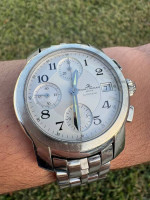 Baume & Mercier Kay Platn MV045216 Chronograph white Dial AT Men's Wat