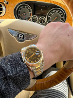 Rolex Datejust 41 41mm 116333 black Roman dial 18k yellow gold and sta