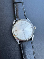 Rolex 5500 Air King precision 34mm stainless steel silver steel dial m