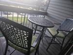 LOVELY APT PORCH TABLE AND CHAIRS