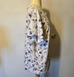 Hasting & Smith Short Sleeve Floral Print Top Women's Plus Size 2X OBO