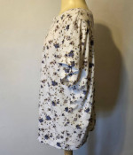 Hasting & Smith Short Sleeve Floral Print Top Women's Plus Size 2X OBO