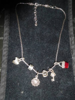 Brighton Jewelry Deluxe Chain and Silver Charms