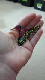 Beautiful Hummingbird Brooch/pin