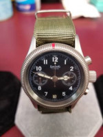 1941 GERMAN PILOTS HANHART FLYBACK CHRONOGRAPH