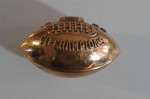 Football Championship Brass Charm