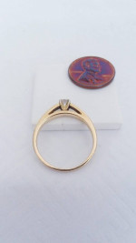 1/4 Diamond Engagement Ring 14K 3.2 Grams Retail $1300