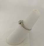 1/4 Carat Art Deco Diamond Ring 14K 1.6 Grams Retail Price $1200
