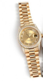 Man's Rolex  Diamond face President
