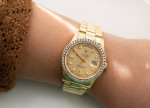 Man's Rolex  Diamond face President