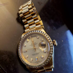 Man's Rolex  Diamond face President