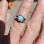 Bali Legacy Larimar in silver ring
