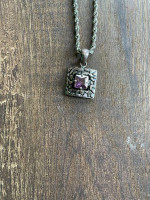 Amethyst Necklace from Tibet