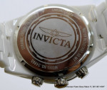 Invicta Pro Diver 34865 Mother Pearl Dial White Ceramic Chronograph Wa