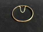 Gold Tone Bagel Bracelet