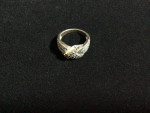 Woman’s Sterling Black Diamond Ring