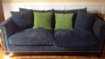 Jonathan Louis 7' Studded Sofa w/Round Arms