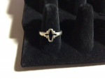 Woman’s Silver Cross Ring (Size 8.75 or 8 3/4)