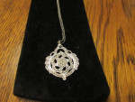 1950's Marcazite and Sterling Silver Pendant and Earrings