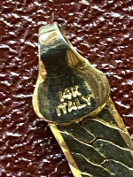 Gold necklaces