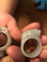 Foodog jade ring