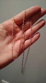 New Twisted Chain Necklace (Can also add a Pendant to it)