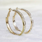 New 18KT Gold Filled Hoop Earrings
