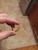 New 18KT Gold Filled Hoop Earrings