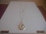 Brand New Silver Plated Pendant Necklace - 32" Long