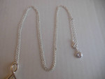 Brand New Silver Plated Pendant Necklace - 32" Long