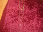 New - Gold Plated Necklace 38" Long