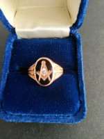 freemason 10k gold ring