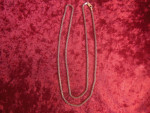 Brand New Made in Italy Gold Plated Chain Necklace 30" Long - Two