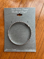 Fine Silver plated Duchess of Dazzle Crystal Bracelet