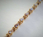 14k 14kt real Tanzanite bracelet was thousands yours for only $750