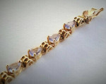 14k 14kt real Tanzanite bracelet was thousands yours for only $750