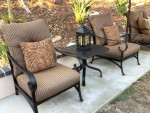 Luxury Patio Alumont 5 PC sofa seating set!