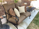 Luxury Patio Alumont 5 PC sofa seating set!