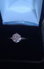 1.46ct Round Brilliant Diamond Solitaire GIA certified