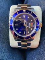 FSOT-18KT&SS Rolex Submariner Date 16613 Bluesy
