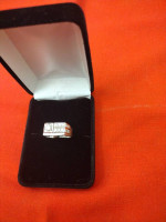 Men's 14k White Gold Diamond Ring