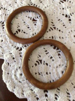 Wood bracelets from Guatemala
