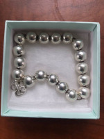 Ball Bead Bracelet Sterling Silver 925